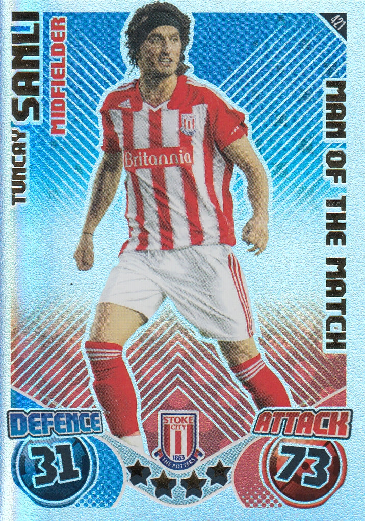 421. TUNCAY SANLI - STOKE CITY - MAN OF THE MATCH