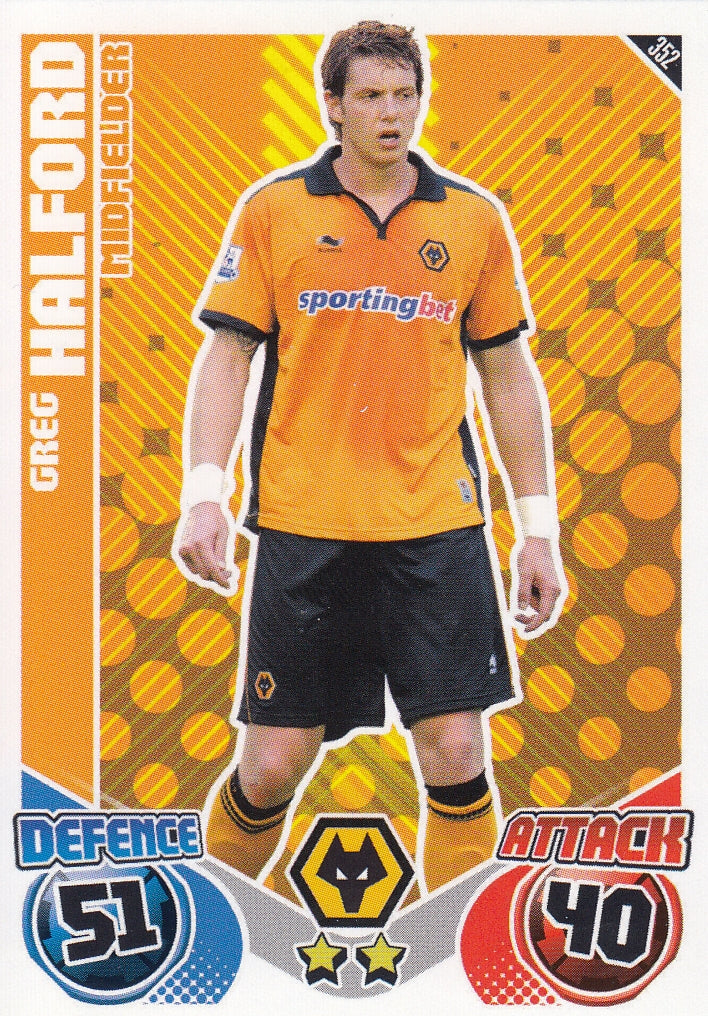 352. GREG HALFORD - WOLVERHAMPTON WANDERERS