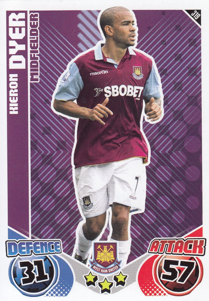 319. KIERON DYER - WEST HAM UNITED