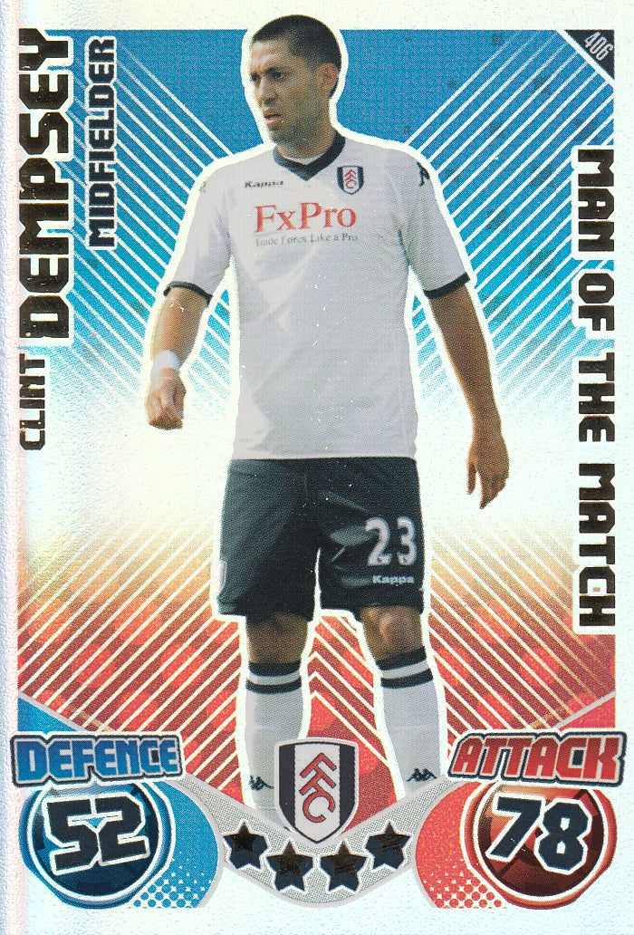 406. CLINT DEMPSEY - FULHAM - MAN OF THE MATCH