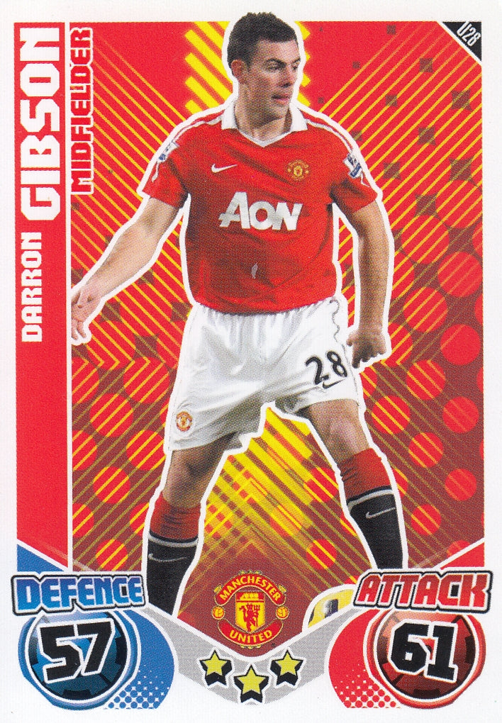 U028. DARRON GIBSON - MANCHESTER UNITED