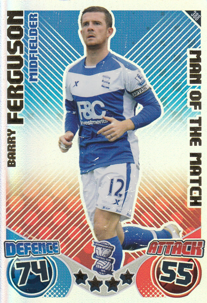 388. BARRY FERGUSON - BIRMINGHAM - MAN OF THE MATCH