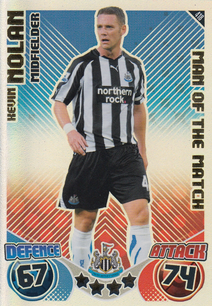 418. KEVIN NOLAN - NEWCASTLE UNITED - MAN OF THE MATCH