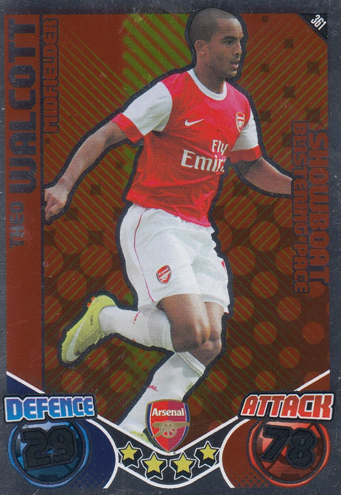 361. THEO WALCOTT - ARSENAL - SHOWBOAT