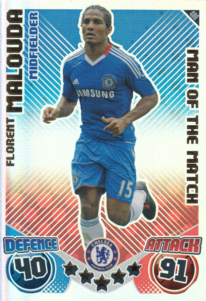 400. FLORENT MALOUDA - CHELSEA - MAN OF THE MATCH