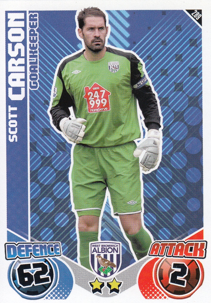 289. SCOTT CARSON - WEST BROMWICH ALBION