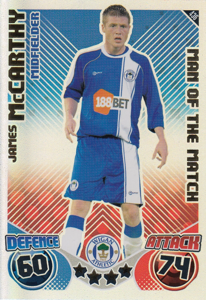 436. JAMES MCCARTHY - WIGAN - MAN OF THE MATCH