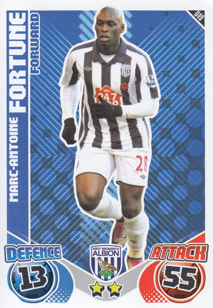 U049. MARC-ANTOINE FORTUNE - WEST BROMWICH ALBION