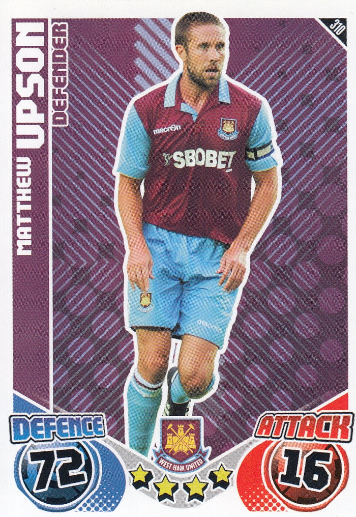 310. MATTHEW UPSON - WEST HAM UNITED