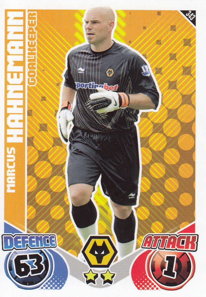 343. MARCUS HAHNEMANN - WOLVERHAMPTON WANDERERS