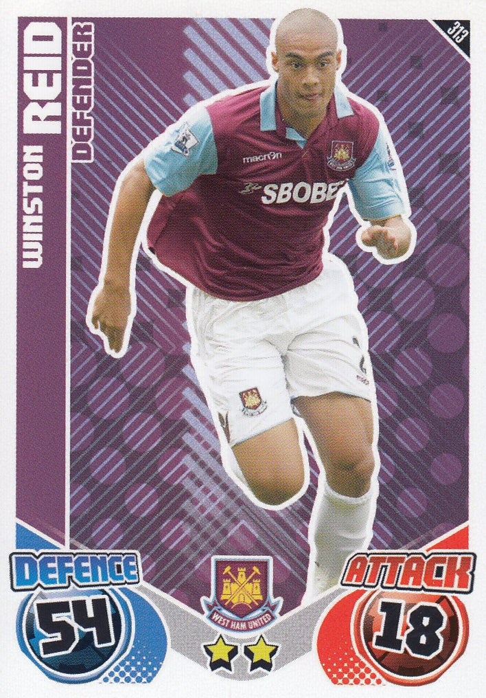 313. WINSTON REID - WEST HAM UNITED