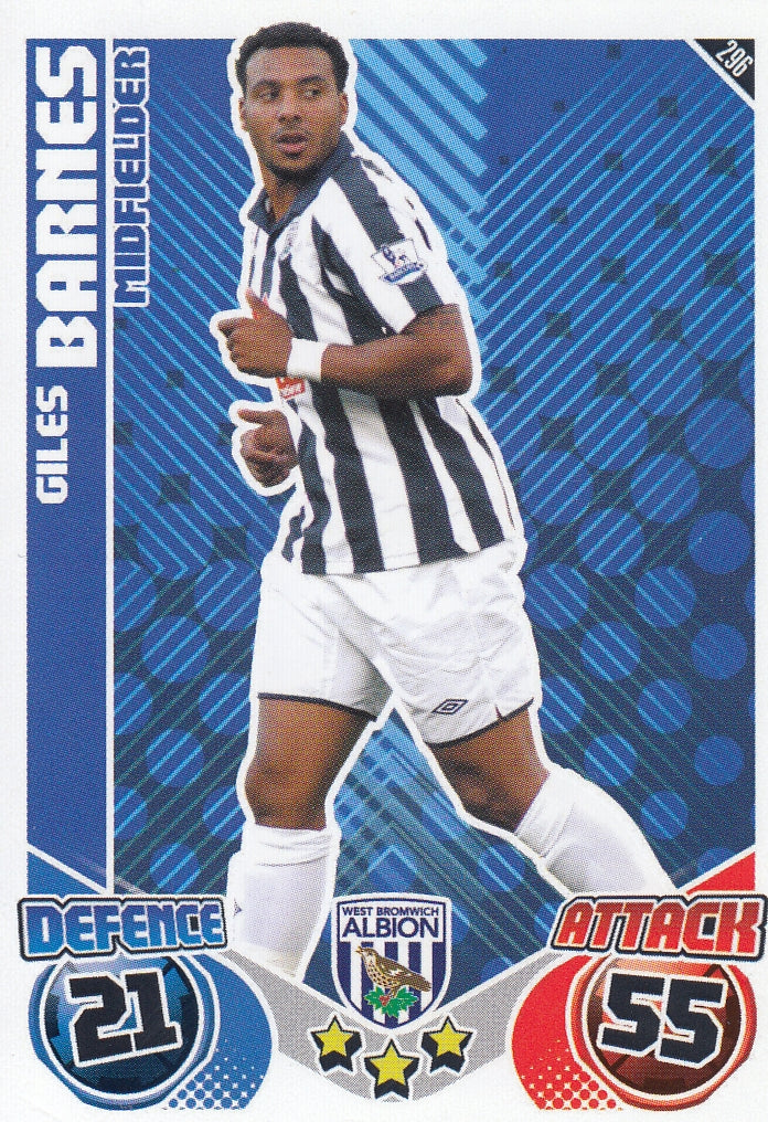 296. GILES BARNES - WEST BROMWICH ALBION
