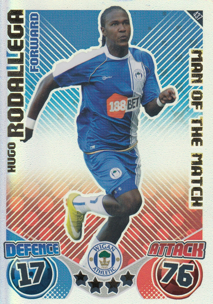 437. HUGO RODALLEGA - WIGAN - MAN OF THE MATCH
