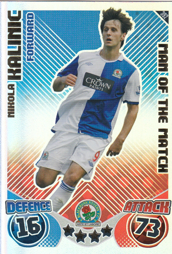 392. NIKOLA KALINIC - BLACKBURN ROVERS - MAN OF THE MATCH