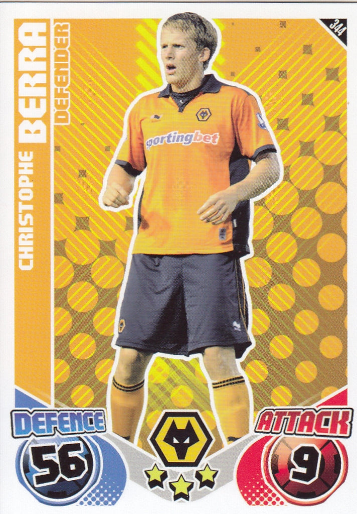 344. CHRISTOPHE BERRA - WOLVERHAMPTON WANDERERS