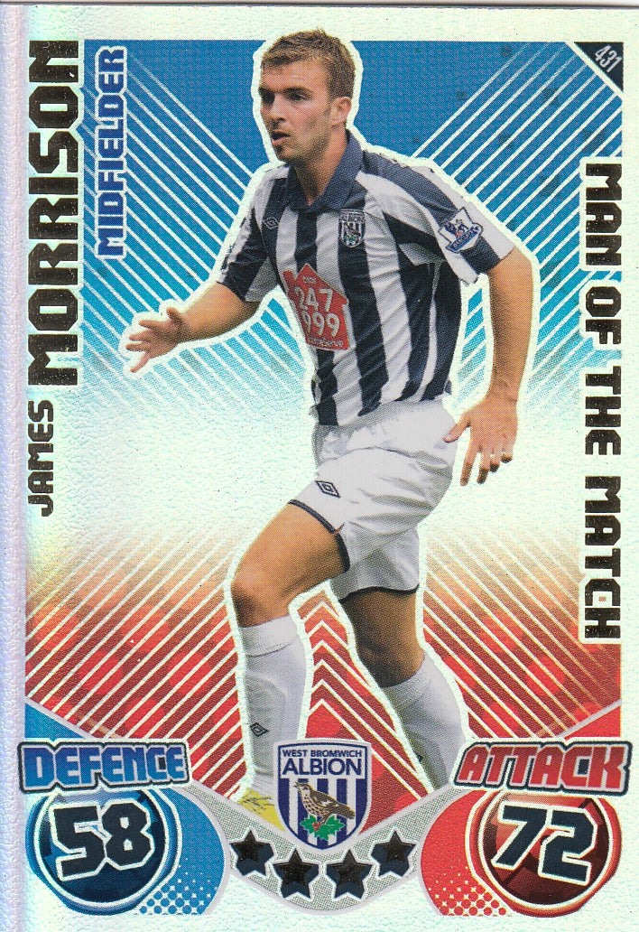 431. JAMES MORRISON - WEST BROMWICH ALBION - MAN OF THE MATCH