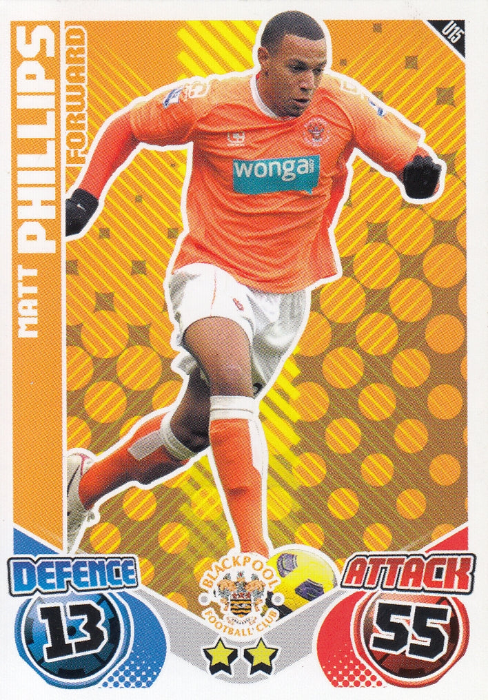 U015. MATT PHILLIPS - BLACKPOOL