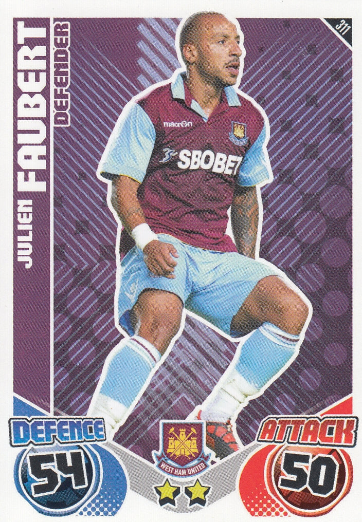311. JULIEN FAUBERT - WEST HAM UNITED