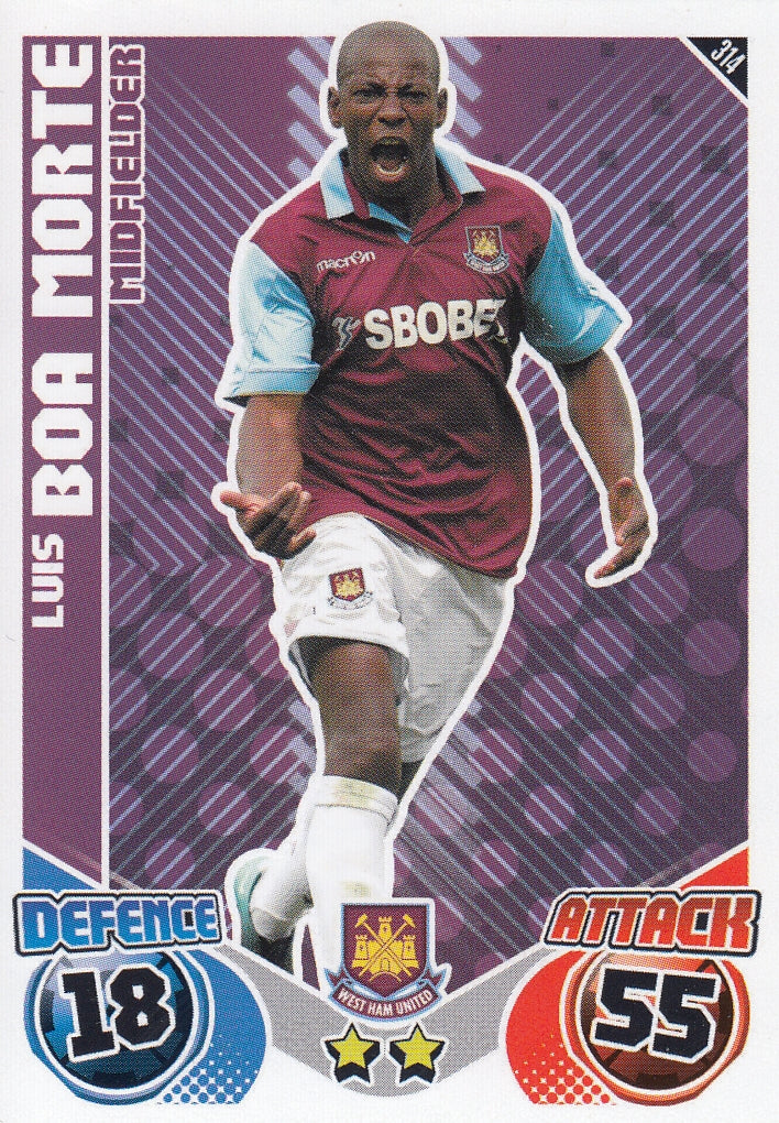 314. LUIS BOA MORTE - WEST HAM UNITED