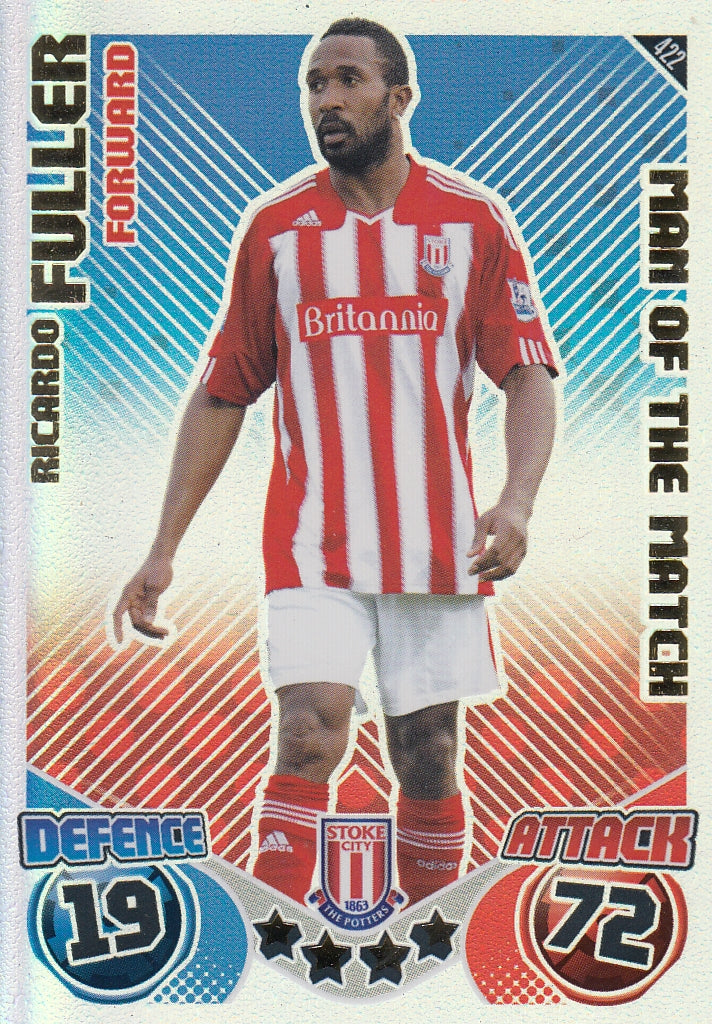 422. RICARDO FULLER - STOKE CITY - MAN OF THE MATCH