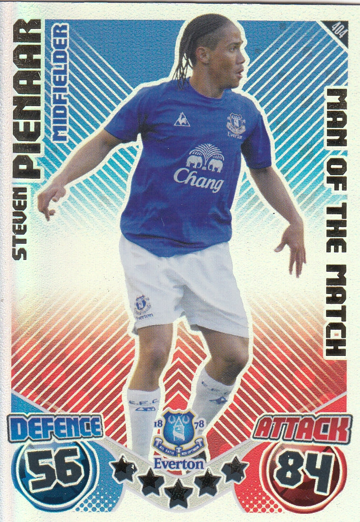 404. STEVEN PIENAAR - EVERTON - MAN OF THE MATCH