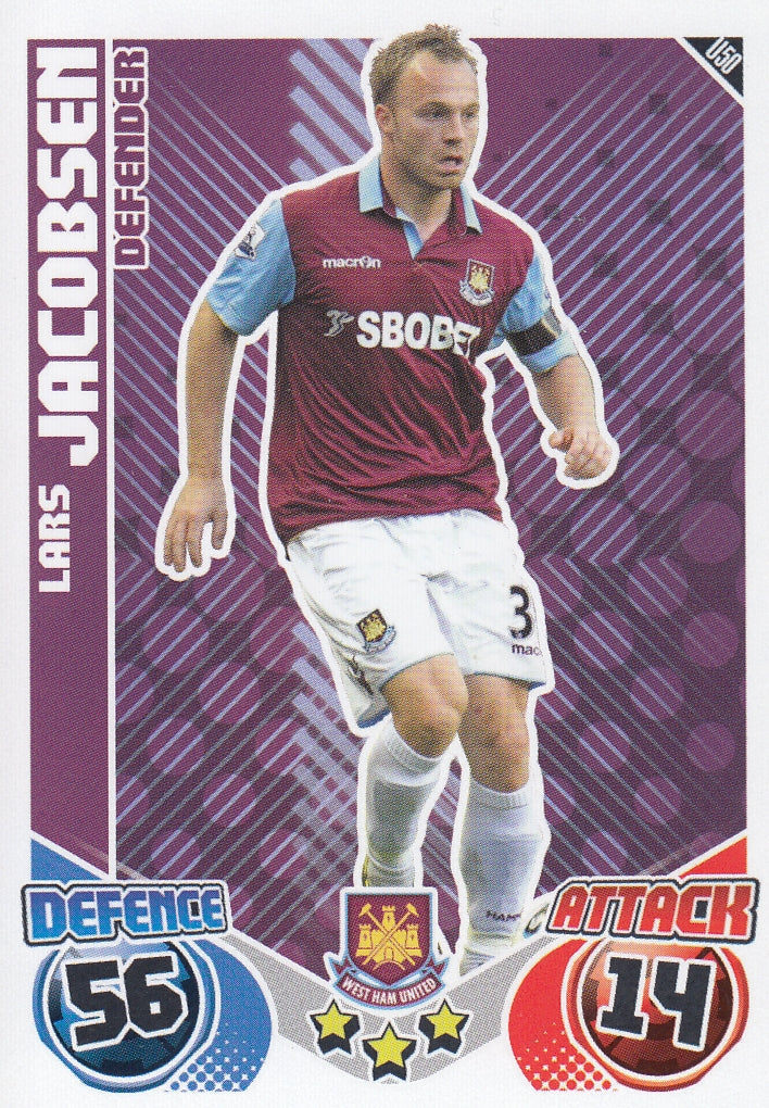 U050. LARS JACOBSEN - WEST HAM UNITED