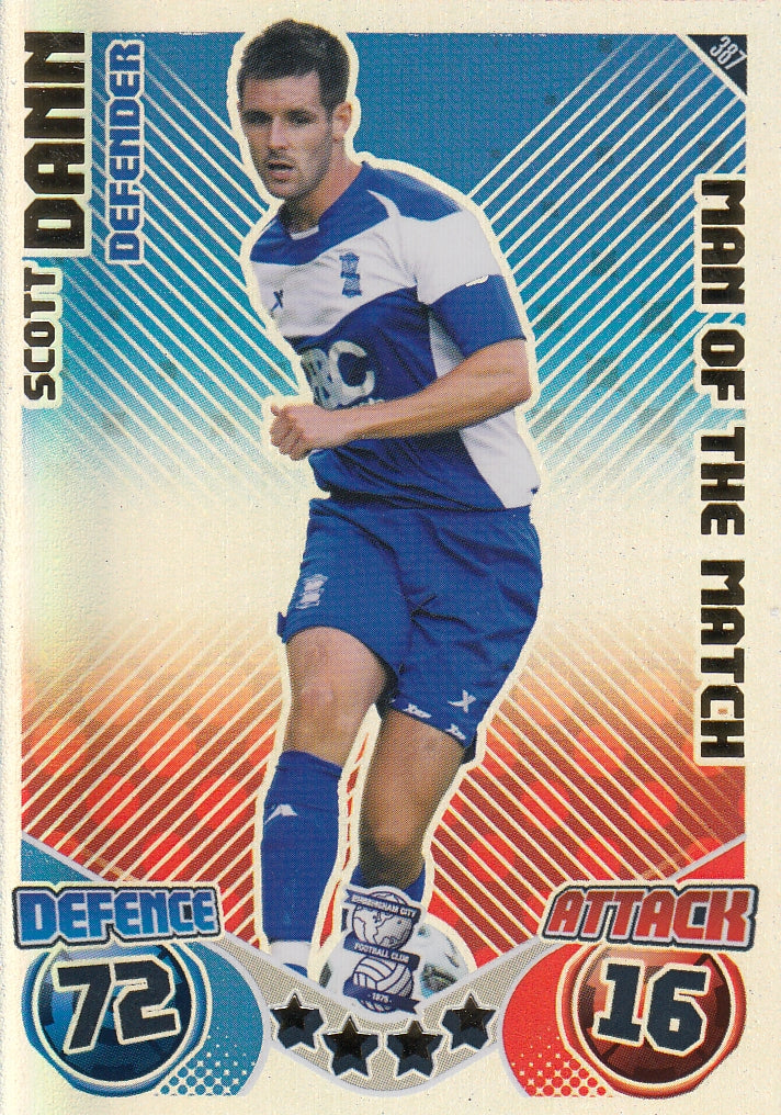 387. SCOTT DANN - BIRMINGHAM - MAN OF THE MATCH