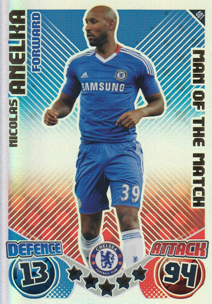 401. NICOLAS ANELKA - CHELSEA - MAN OF THE MATCH