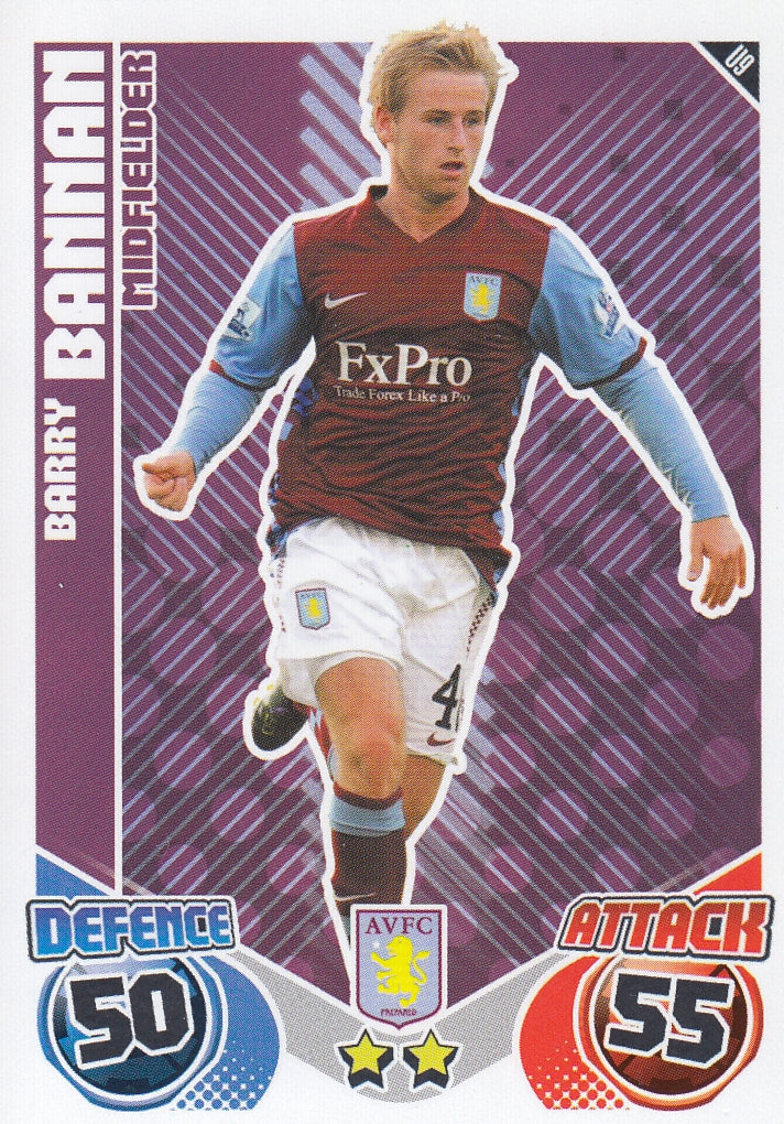 U009. BARRY BANNAN - ASTON VILLA
