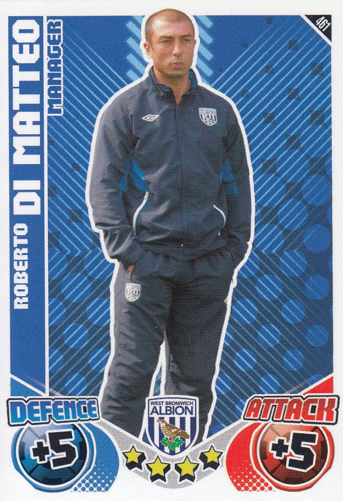 461. ROBERTO DI MATTEO - WEST BROMWICH ALBION - MANAGER