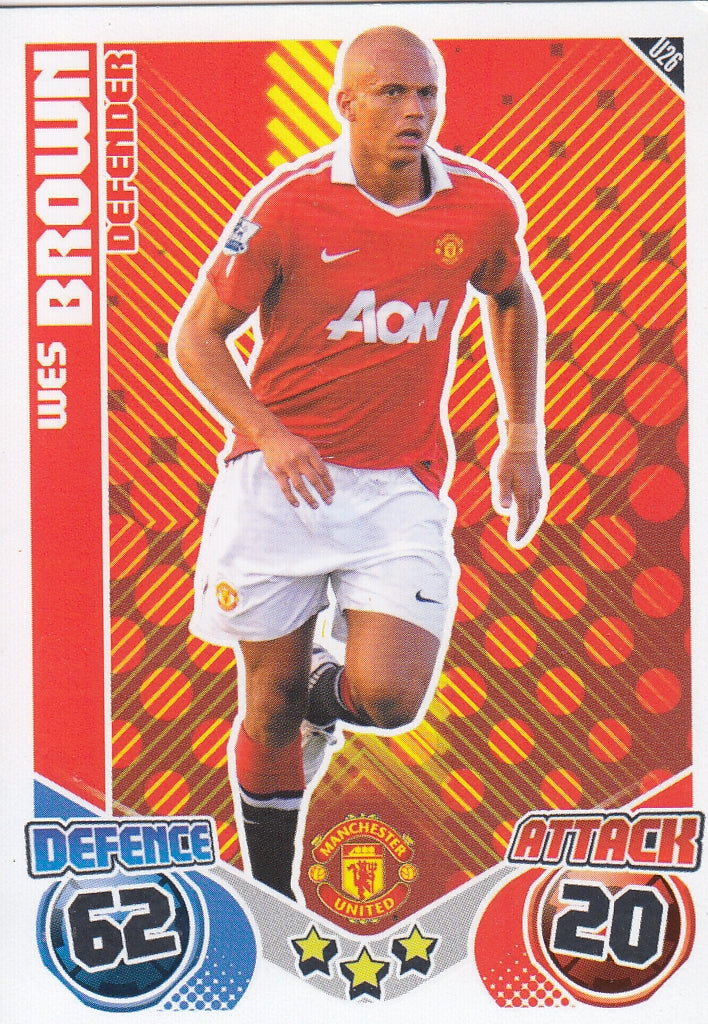 U026. WES BROWN - MANCHESTER UNITED