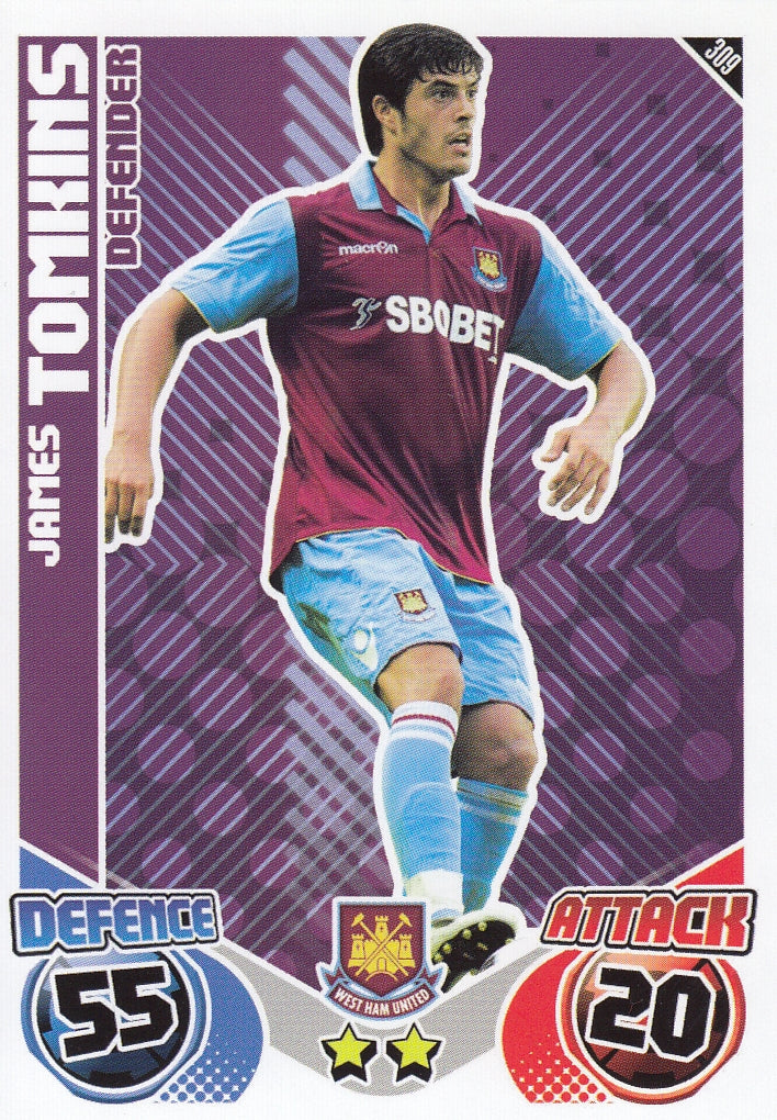 309. JAMES TOMKINS - WEST HAM UNITED