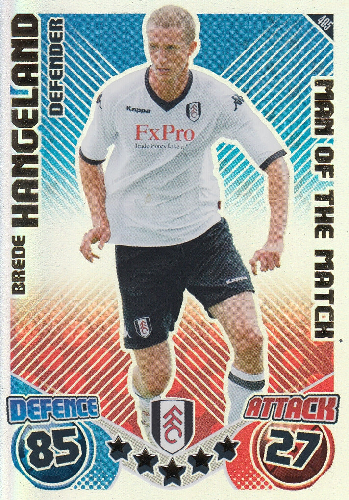 405. BREDE HANGELAND - FULHAM - MAN OF THE MATCH