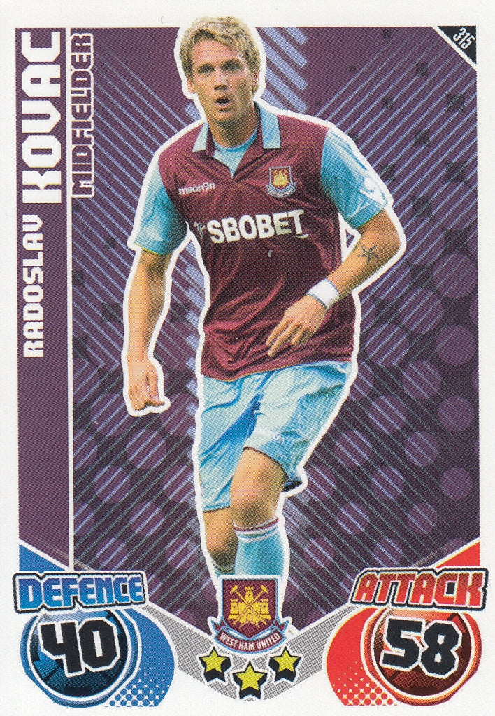 315. RADOSLAV KOVAC - WEST HAM UNITED