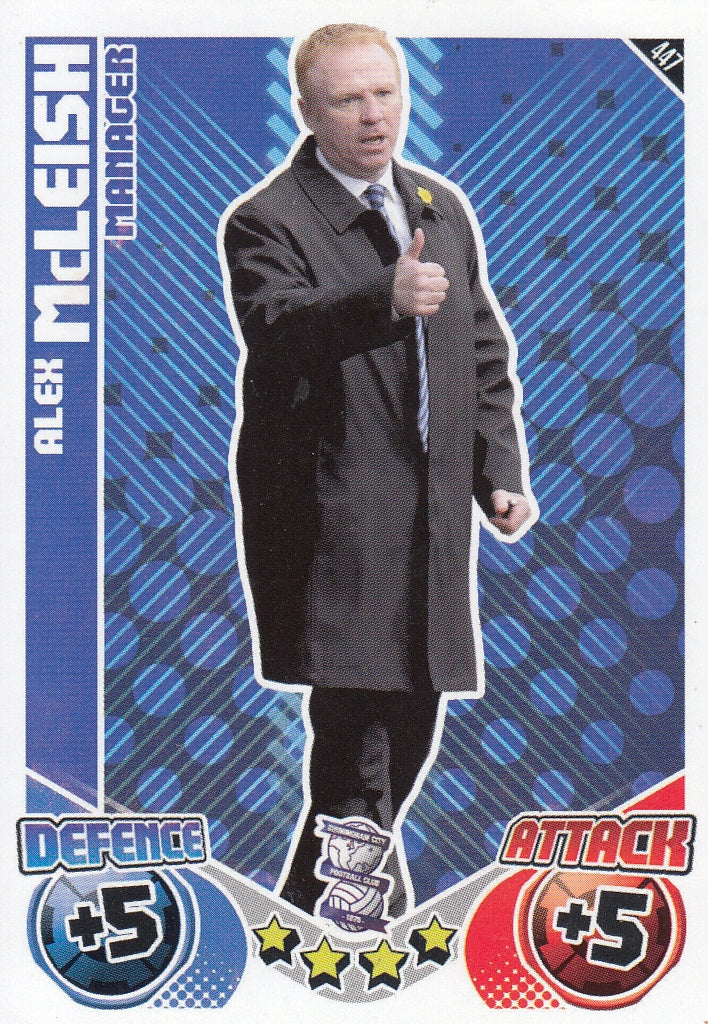 447. ALEX MCLEISH - BIRMINGHAM - MANAGER