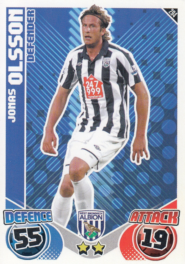 294. JONAS OLSSON - WEST BROMWICH ALBION
