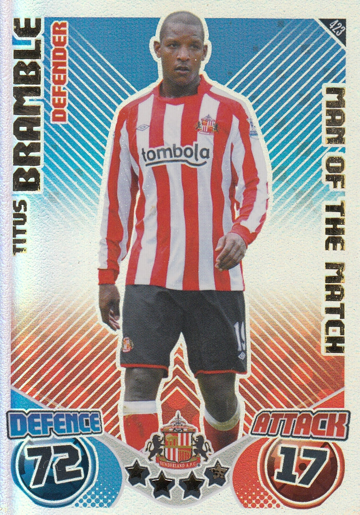 423. TITUS BRAMBLE - STOKE CITY - MAN OF THE MATCH