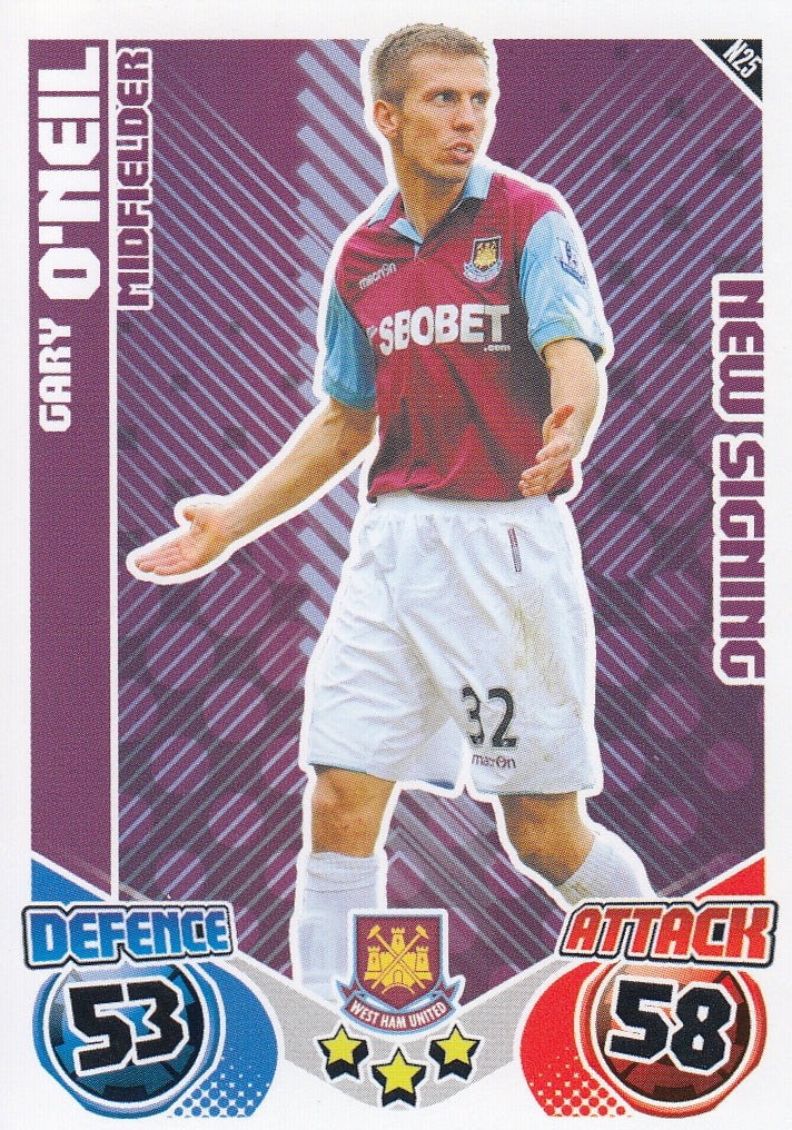 N025. GARY O’NEIL - WEST HAM UNITED - NEW SIGNING