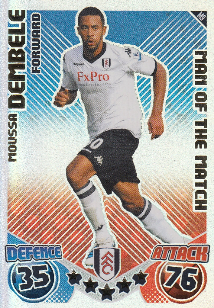M9. MOUSSA DEMBELE - FULHAM - MAN OF THE MATCH
