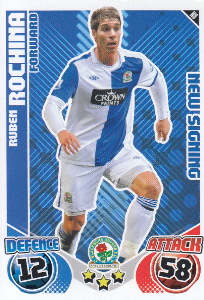 N008. RUBEN ROCHINA - BLACKBURN ROVERS - NEW SIGNING