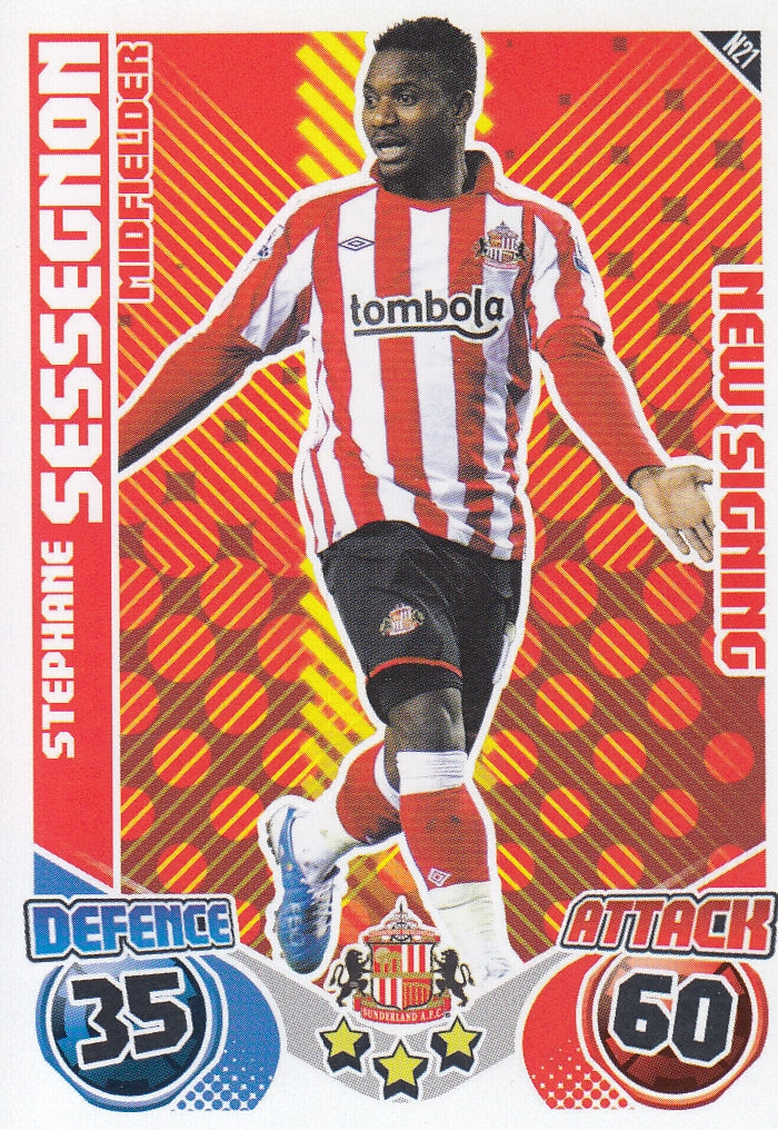 N021. STEPHANE SESSEGNON - SUNDERLAND - NEW SIGNING