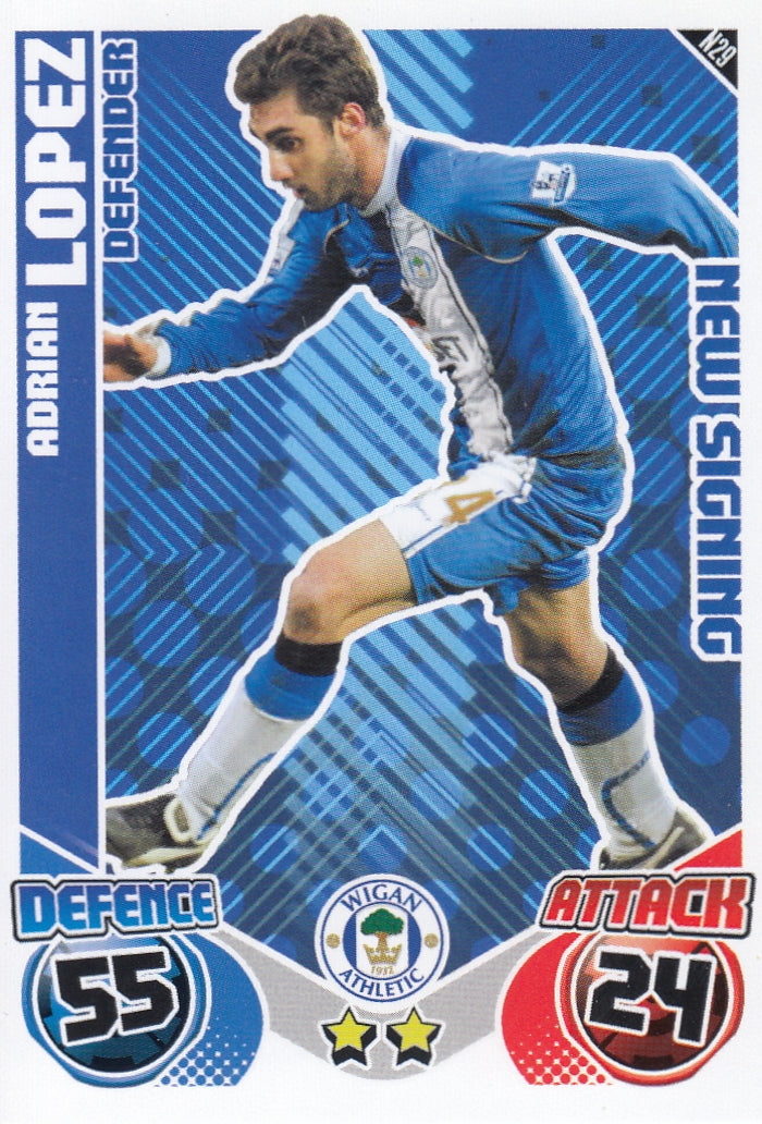 N029. ADRIAN LOPEZ - WIGAN - NEW SIGNNG