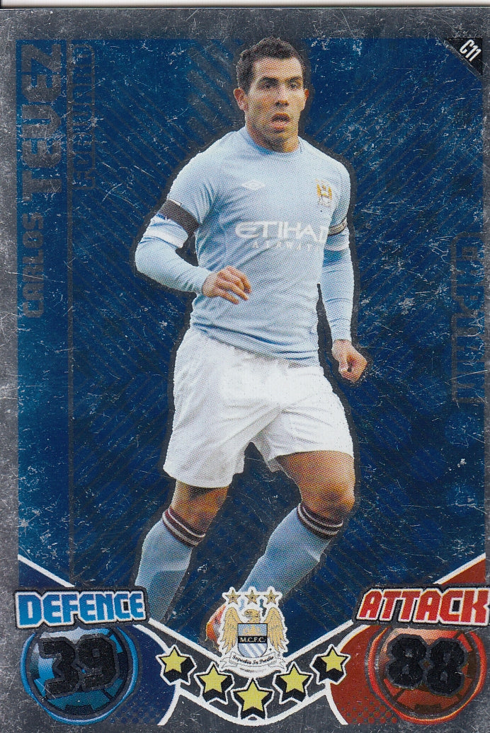 C011. CARLOS TEVEZ - MANCHESTER CITY - CAPTAIN
