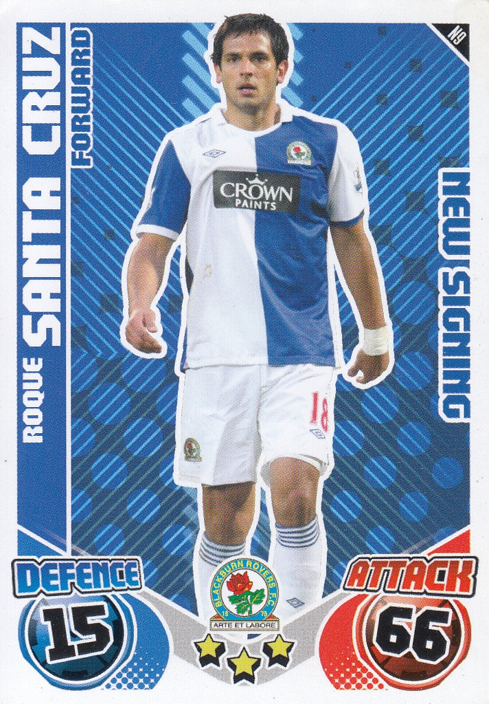 N009. ROQUE SANTA CRUZ - BLACKBURN ROVERS - NEW SIGNING