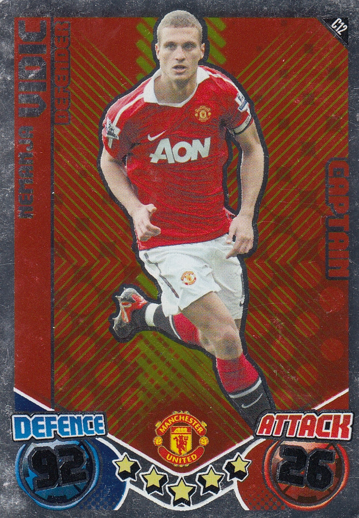 C012. NEMANJA VIDIC - MANCHESTER UNITED - CAPTAIN