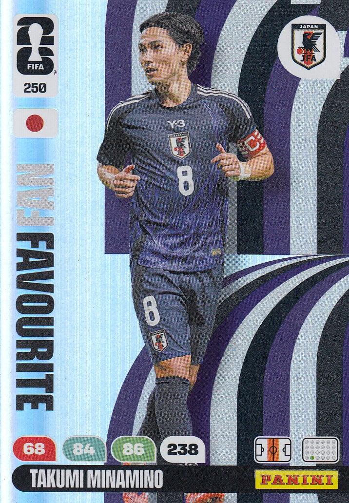 250. TAKUMI MINAMINO - JAPAN - FAN FAVOURITE