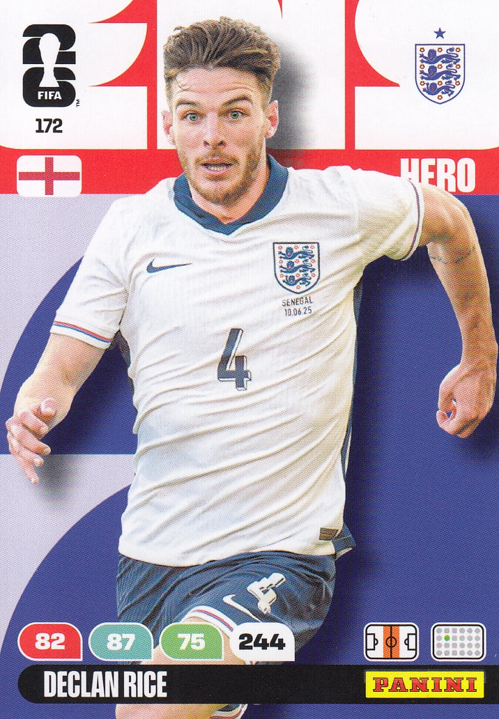 172. DECLAN RICE - ENGLAND