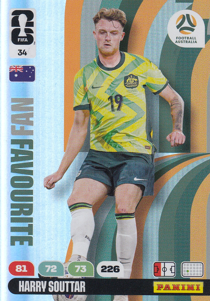 034. HARRY SOUTTAR - AUSTRALIA - FAN FAVOURITE