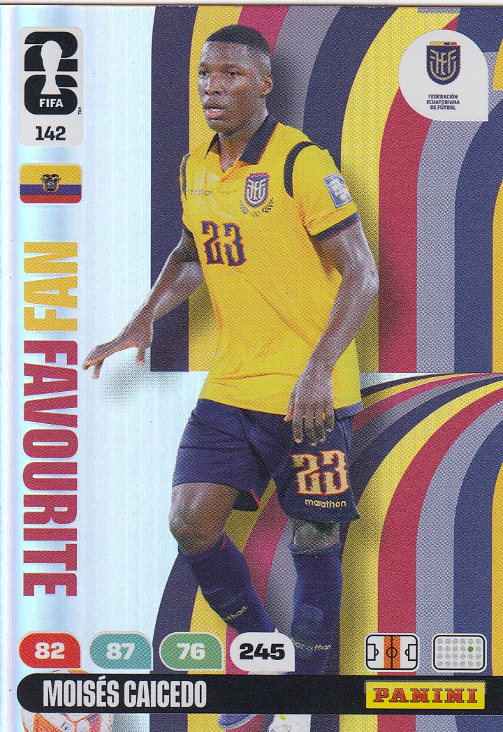 142. MOISES CAICEDO - ECUADOR - FAN FAVOURITE