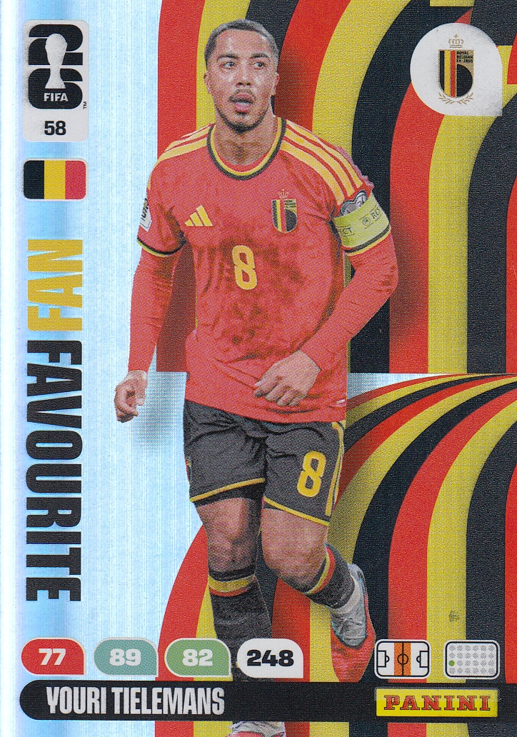 058. YOURI TIELEMANS - BELGIUM - FAN FAVOURITE